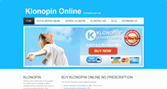 Desktop Screenshot of buyingklonopin.net